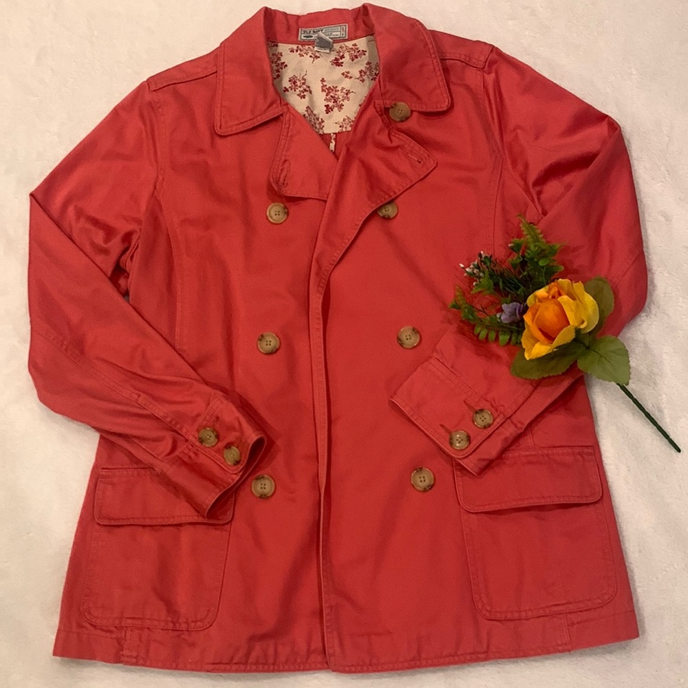 🌹 VINTAGE Old Navy • Casual Trench Coat